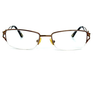 Emozioni‎ By Safilo EM4363 FV8 BROWN 57-18-140 Eyeglasses Frames H18846